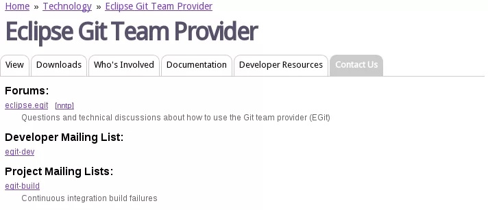Forums, mailing lists, etc.