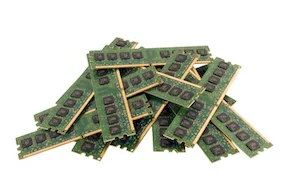 Heap of memory modules