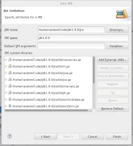 Java 8 JRE Definition