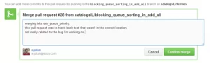 Confirm Merge