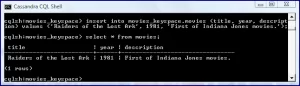 insertingAndQueryingDataMoviesCassandra