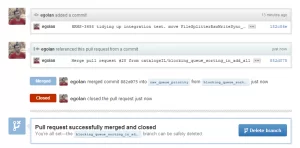 Post Merge / Closed Screen