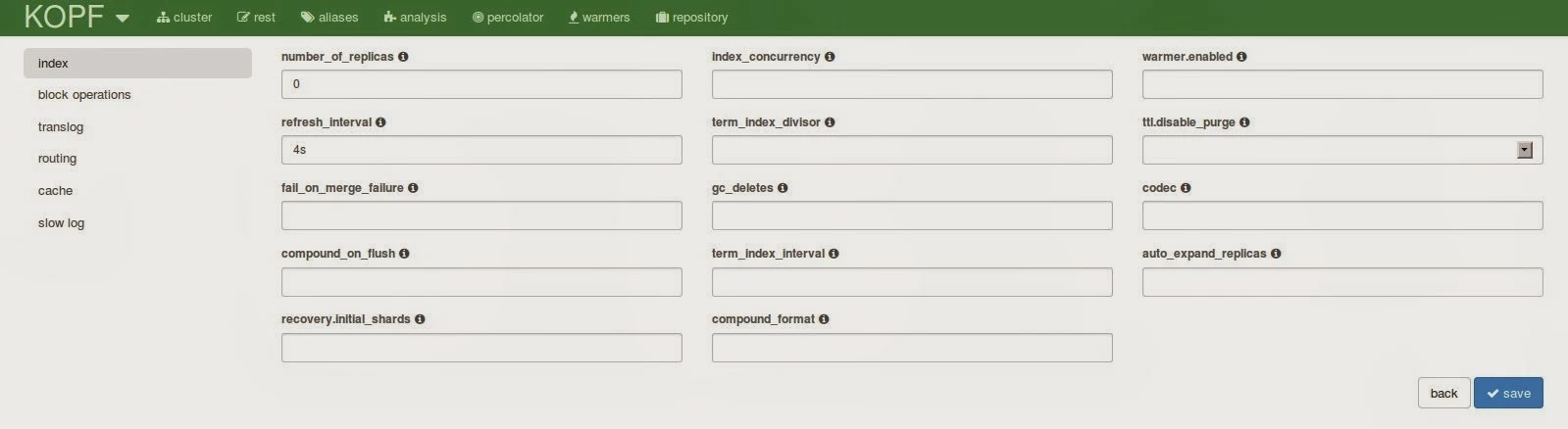 index-settings