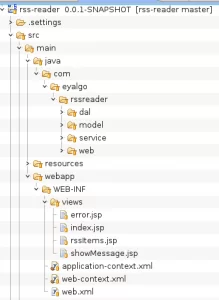 RSS Reader Project Structure