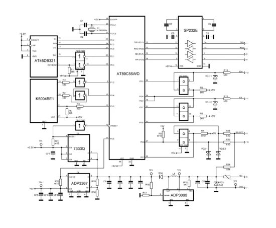 Figure 8: The AT89C55WD.