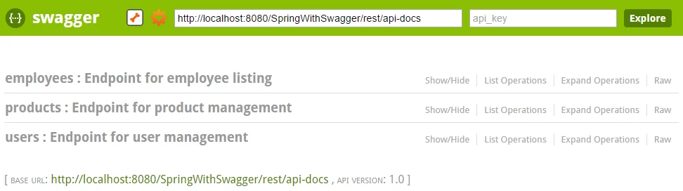api-listing