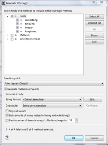 eclipse441_GenerateToString