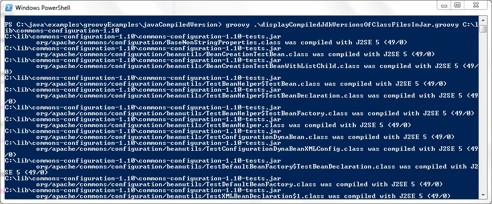 allClassesInJarCompiledVersionsScriptOutput