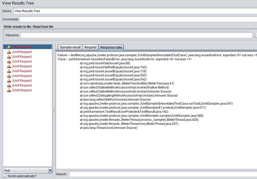 JMeter view results