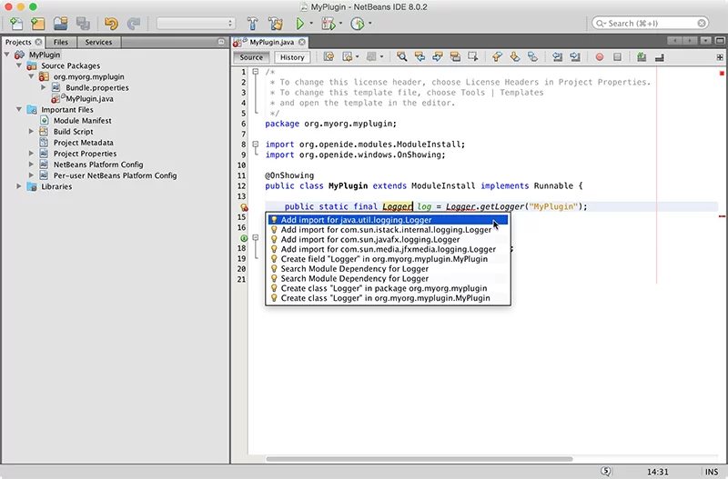 add-logger-import