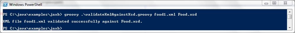 food1ValidatedAgainstFoodXsd