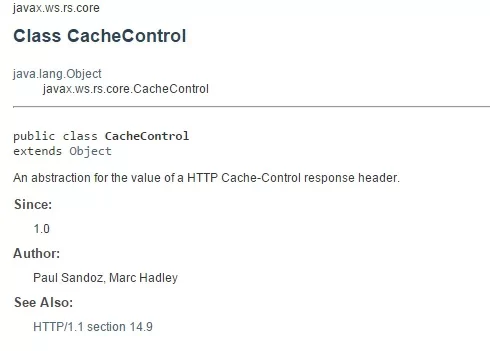 jaxrs-cache-control
