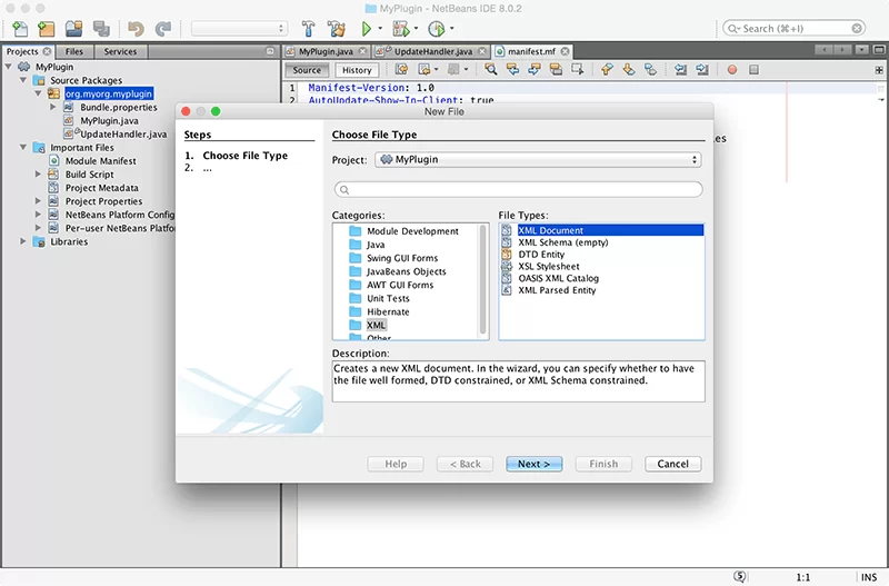 new-xml-document