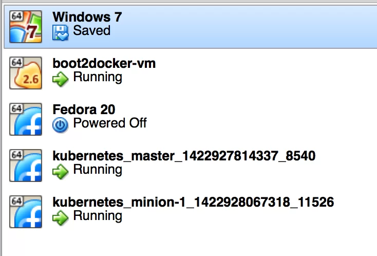 Kubernetes Virtual Machines in Virtual Box