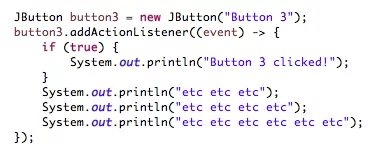 actionlistener-multiple-lines