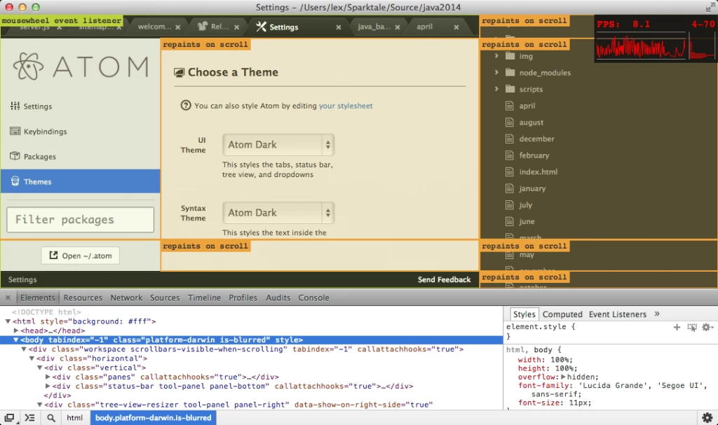 Yes we can! (and the JavaScript console too)