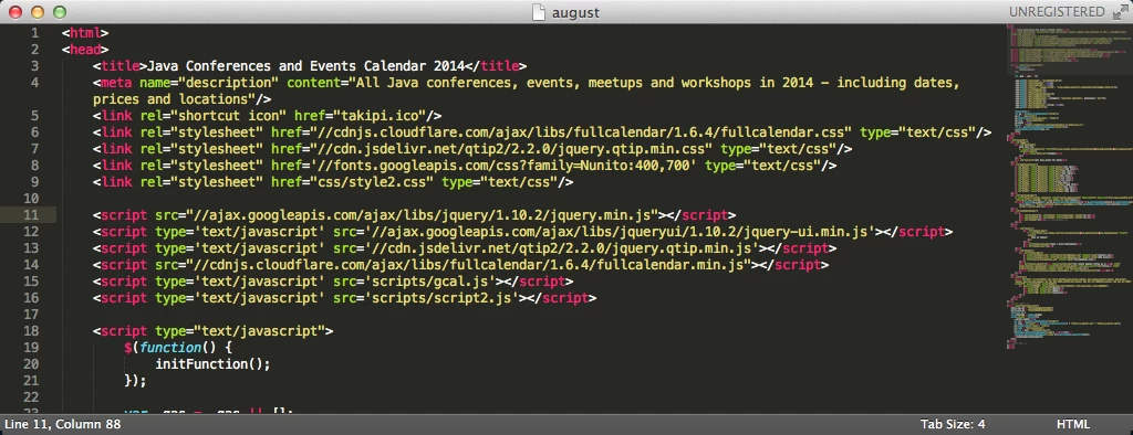 Missing in Atom: The iconic Sublime code minimap