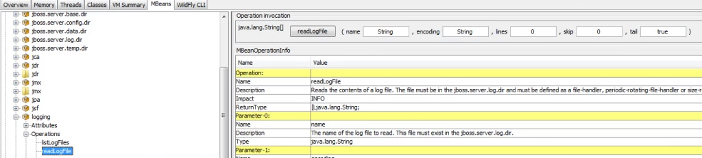 wildfly-read-logfile