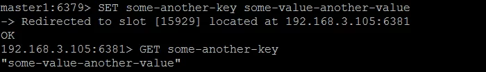 Picture 12. Setting a key some-another-key which will be stored on master3.