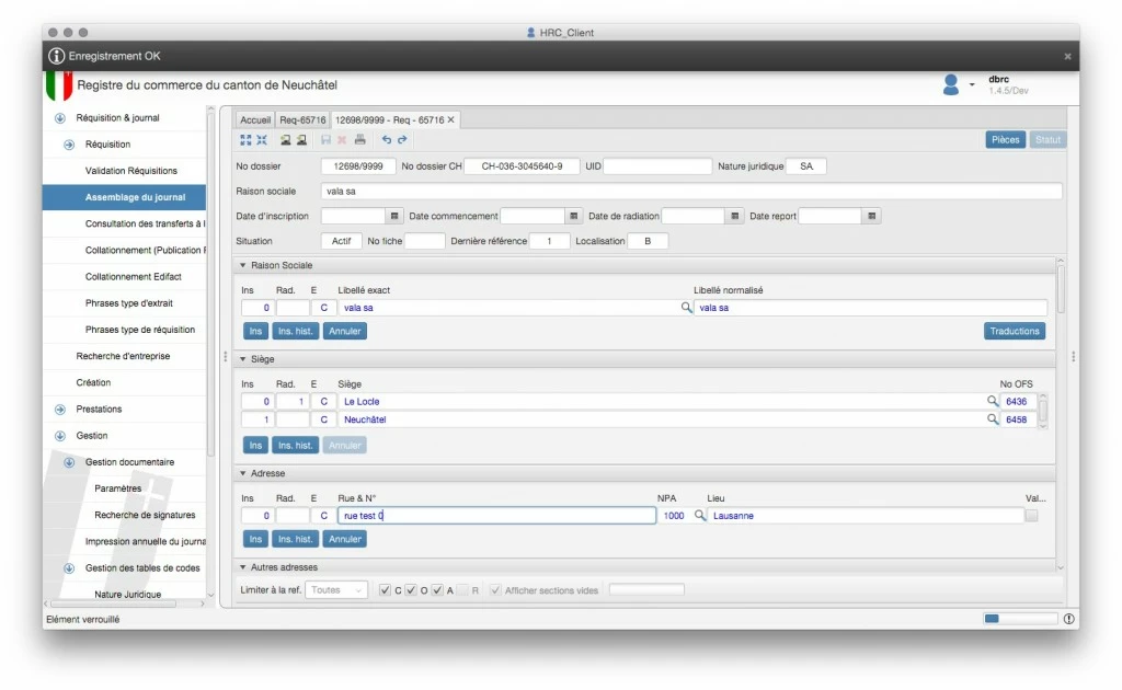 Complex forms / Tab-based navigation