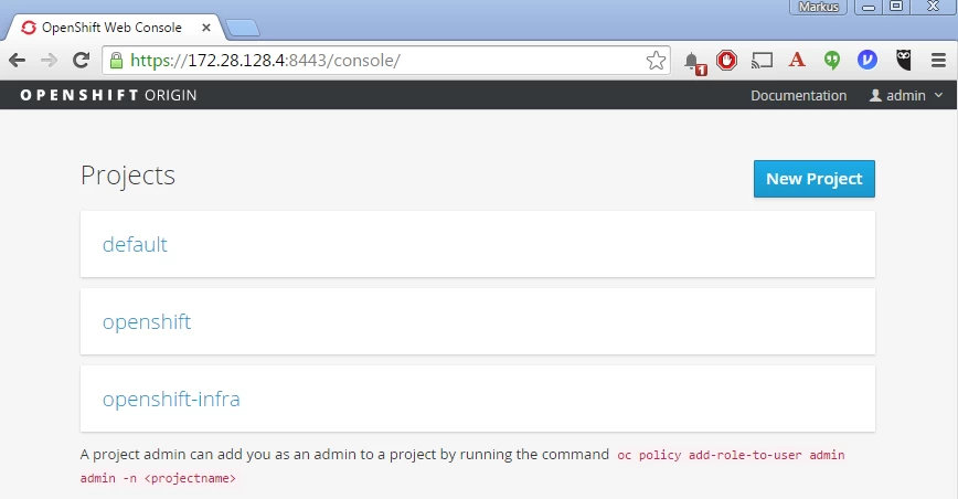 openshift-console