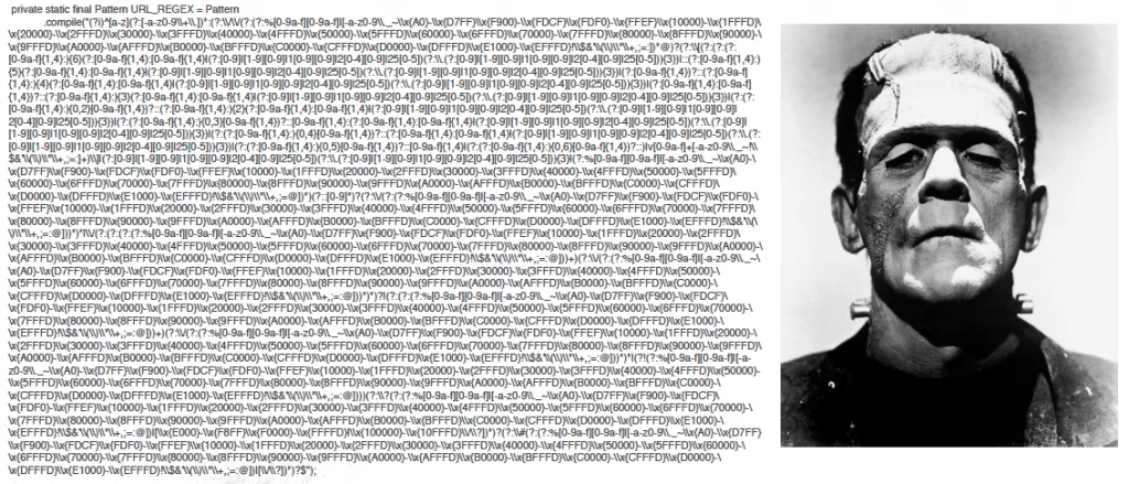 MONSTER REGEX! URL validation pattern. It’s… Alive!!!