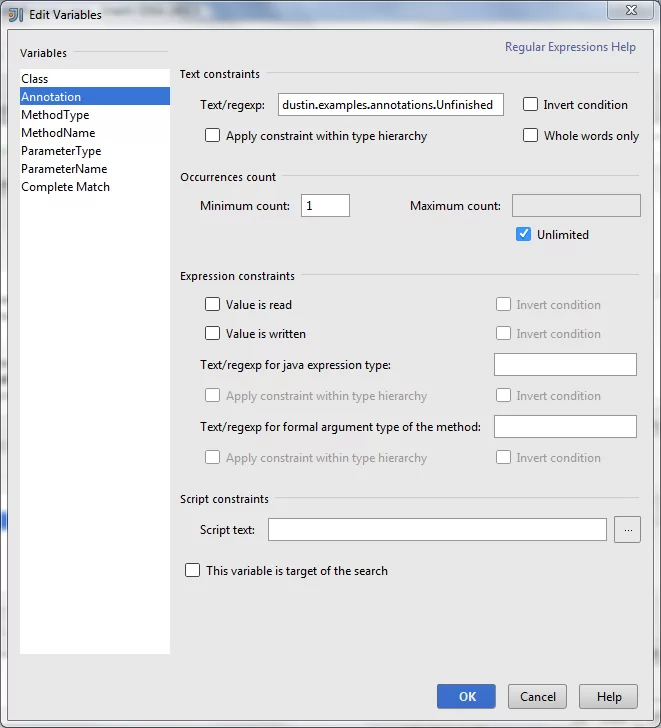 idea14-step11-customTemplate-UnfinishedMethodAnnotationVariable