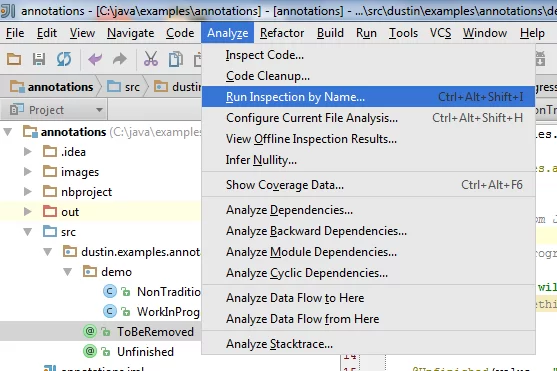 idea14-step12-customTemplate-runInspectionByName