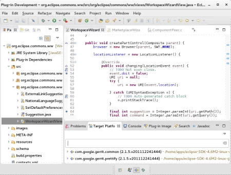 Developing some new plug-ins using Eclipse Neon M2 running on JDK 9 + Jigsaw.