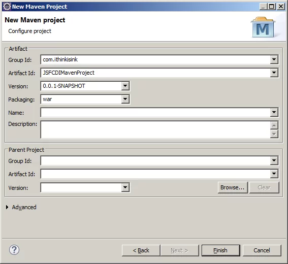 3-Creating JSF CDI Maven Project