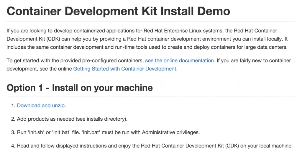 CDK install demo!