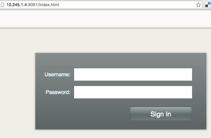 couchbase-kubernetes-console-landing-page