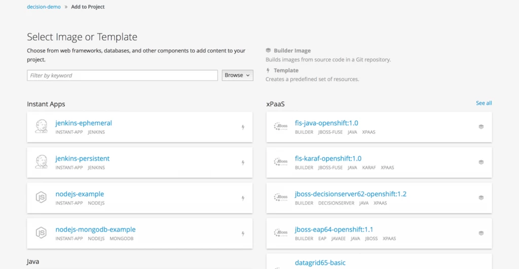 OpenShift is all about the Paas