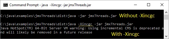 20160507-runningJavaProcessesWithAndWithoutXincgc