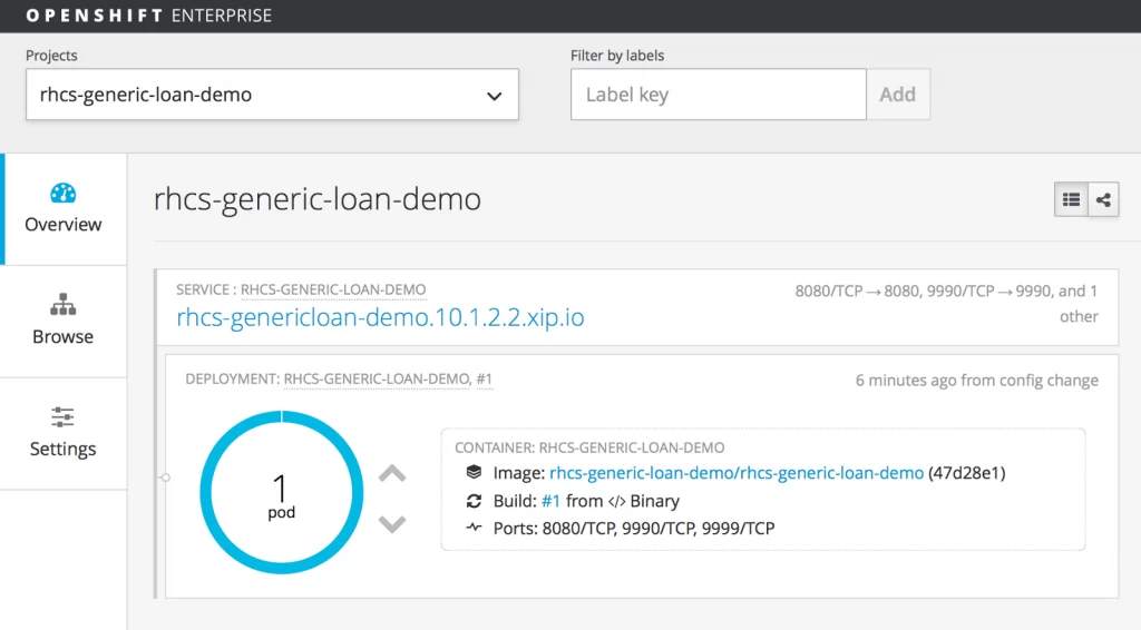 Processing generic loans in the Cloud.