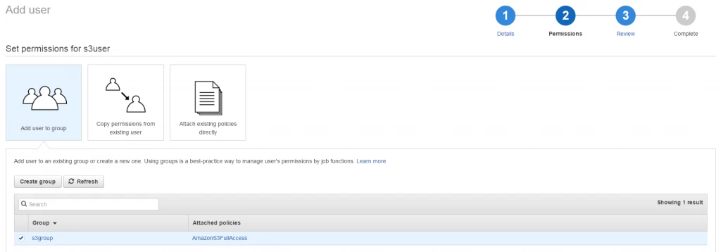 Amazon S3 permissions