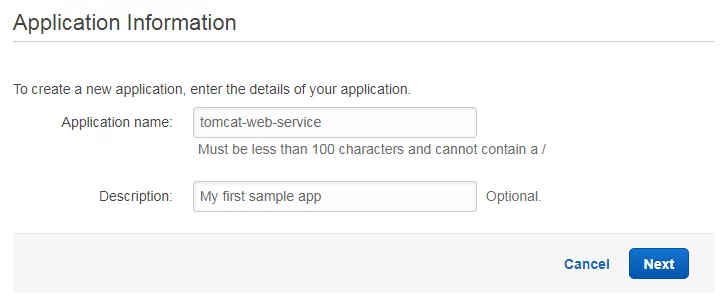 application information