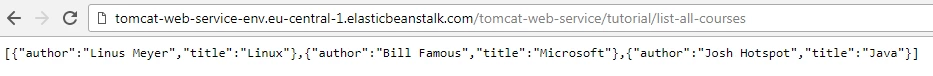 Amazon Elastic Beanstalk URL tomcat