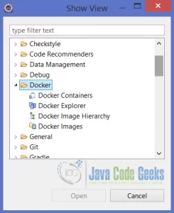 Docker Views in Eclipse