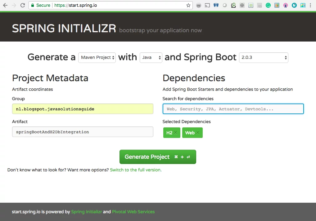 spring boot