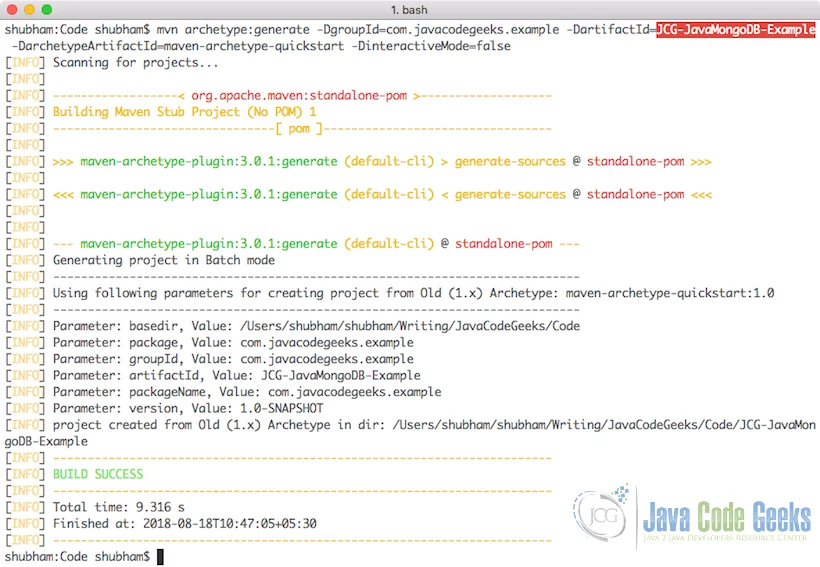 MongoDB Tutorial - Project setup