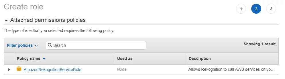 Amazon AWS Rekognition
