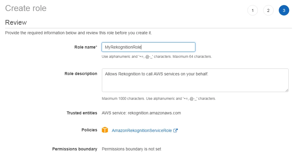 Amazon AWS Rekognition
