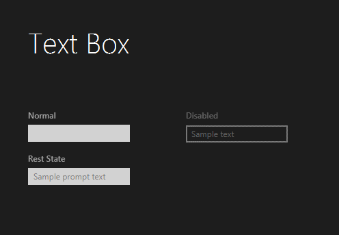 Text Field – JMetro OLD Dark Theme