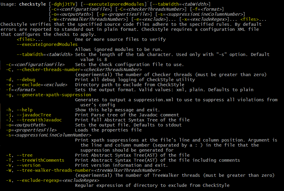 Commons CLI