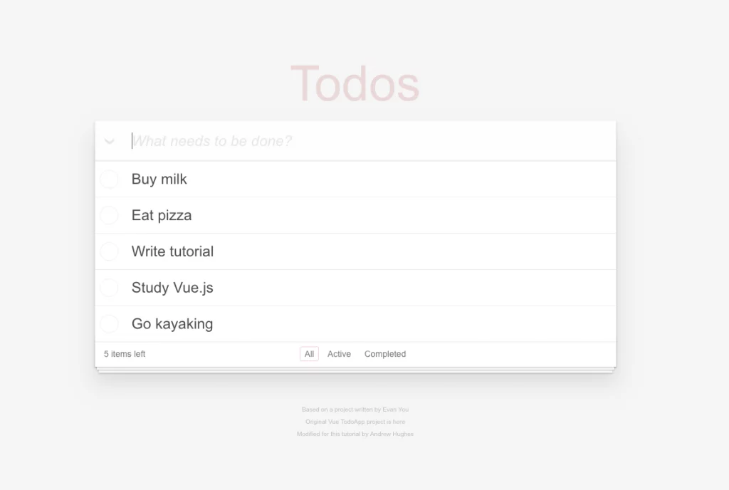 CRUD App