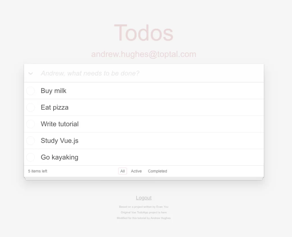 CRUD App