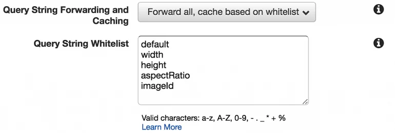 Dynamic Content Caching - Whitelist Query Parameters