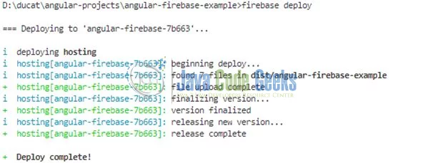 Fig. 7: Application Deployment