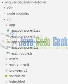 Angular Pagination - Application